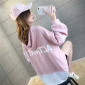 Női pulóver kapucnival és nyakkendővel, két színben