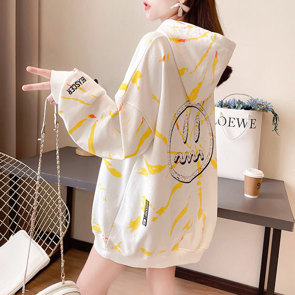 Hanorac de damă gratuit cu glugă - două modele