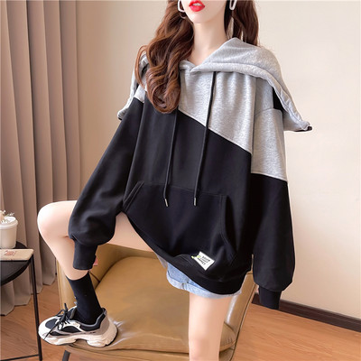 Hanorac de dama lat cu gluga - mai multe modele