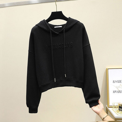 Hanorac de dama cu cravate si gluga