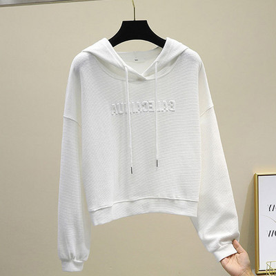 Hanorac de dama cu cravate si gluga