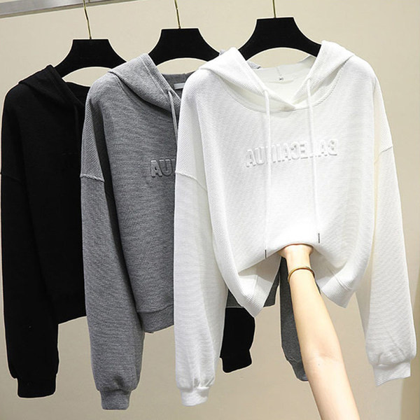 Hanorac de dama cu cravate si gluga