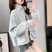 Hanorac de dama model larg cu buzunare