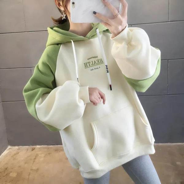 Hanorac larg pentru femei cu glugă - mai multe culori