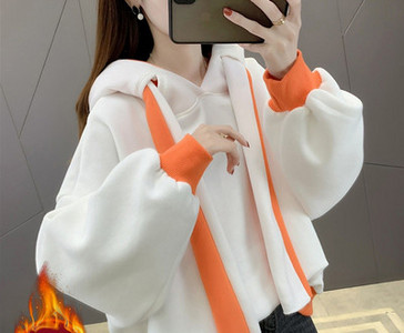 Γυναικείο χειμωνιάτικο φούτερ με κουκούλα