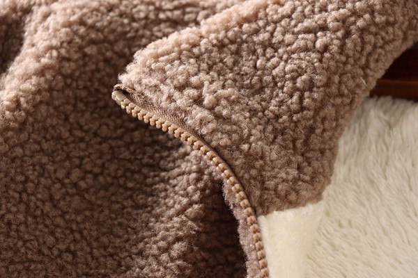 Hanorac de damă din puf cu căptușeală caldă în trei culori