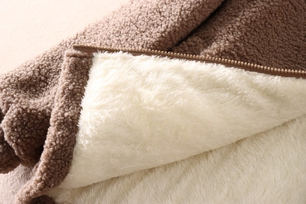 Hanorac de damă din puf cu căptușeală caldă în trei culori