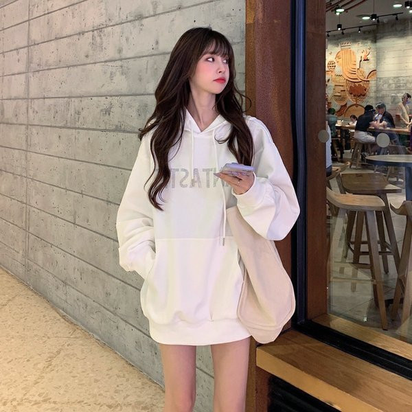 Φαρδύ μοντέλο γυναικείο φούτερ με επιγραφή