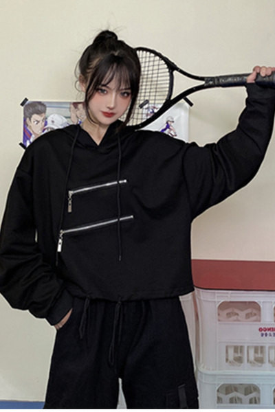 Καθημερινό φούτερ και κουκούλα