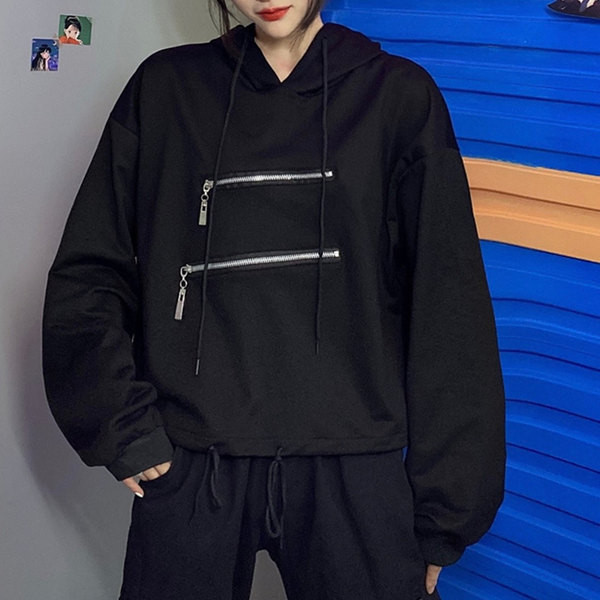 Καθημερινό φούτερ και κουκούλα