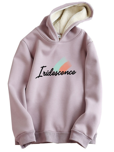 Hanorac modern cu glugă și mâneci lungi