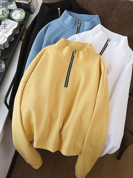 Γυναικείο φούτερ με φερμουάρ σε πολλά χρώματα