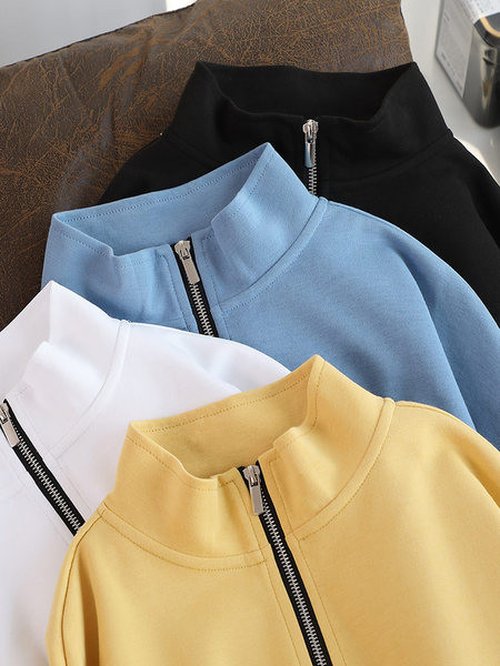 Γυναικείο φούτερ με φερμουάρ σε πολλά χρώματα