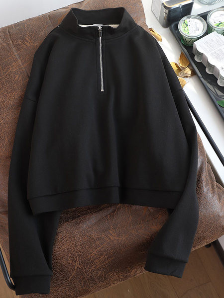 Γυναικείο φούτερ με φερμουάρ σε πολλά χρώματα