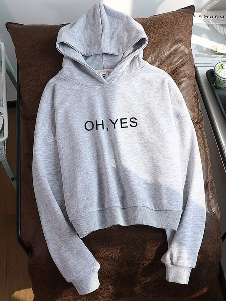 Hanorac de damă modern cu glugă și imprimeu - mai multe culori