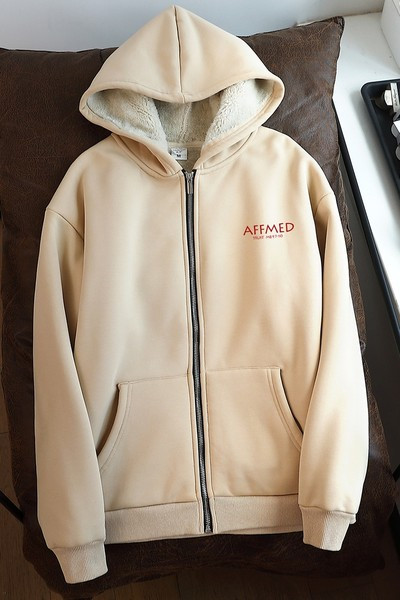 Hanorac pentru bărbați cu fermoar și glugă - mai multe culori