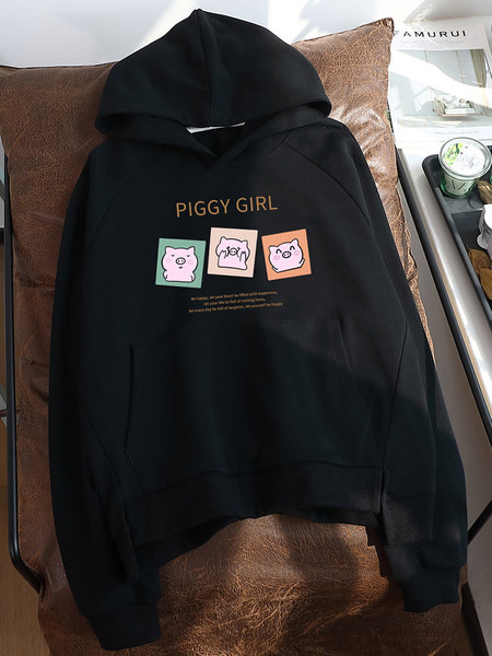 Καθημερινό γυναικείο φούτερ με διάφορες εφαρμογές