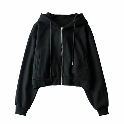 Hanorac scurt de iarnă cu căptușeală caldă