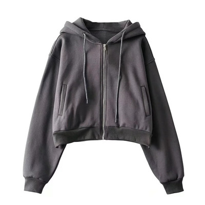 Hanorac scurt de iarnă cu căptușeală caldă