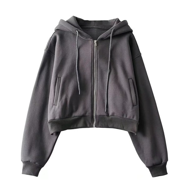 Hanorac scurt de iarnă cu căptușeală caldă