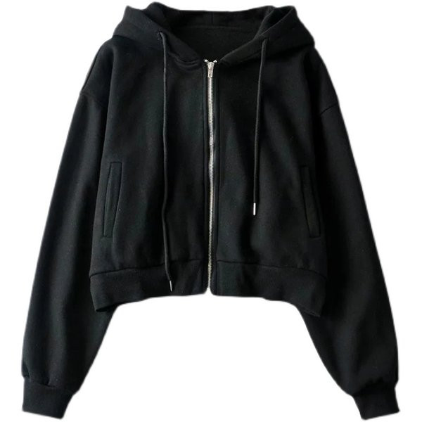 Hanorac scurt de iarnă cu căptușeală caldă