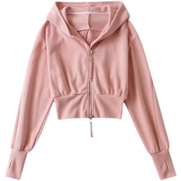 Γυναικείο αθλητικό φούτερ με κουκούλα σε τέσσερα χρώματα