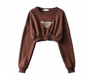 Bluza de dama cu inscriptie si elastic