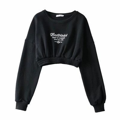 Bluza de dama cu inscriptie si elastic