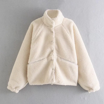 Női pehely pulóver zsebbel - három színben