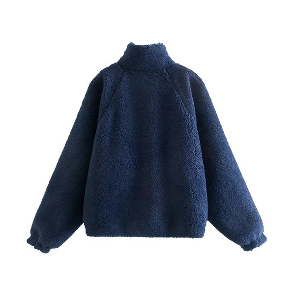 Női pehely pulóver zsebbel - három színben