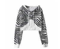 Μοντέρνο γυναικείο φούτερ με κουκούλα