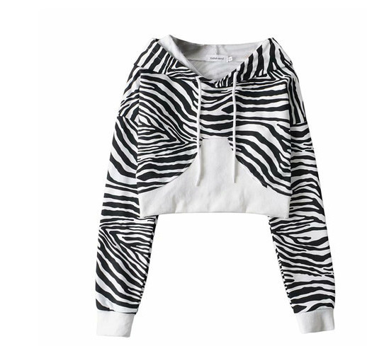 Μοντέρνο γυναικείο φούτερ με κουκούλα