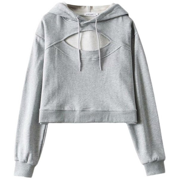 Γυναικείο casual φούτερ με κουκούλα σε πολλά χρώματα