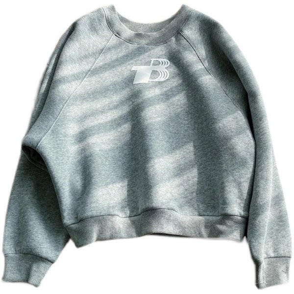 Κοντό γυναικείο φούτερ με στάμπα