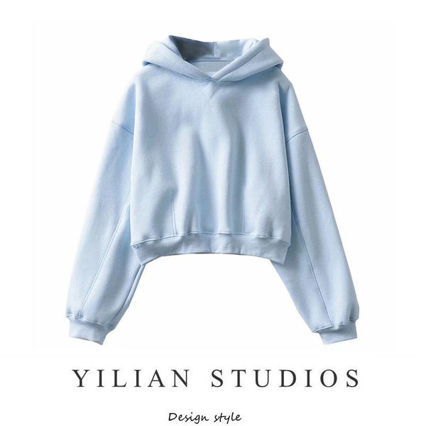 Hanorac de dama model simplu cu gluga