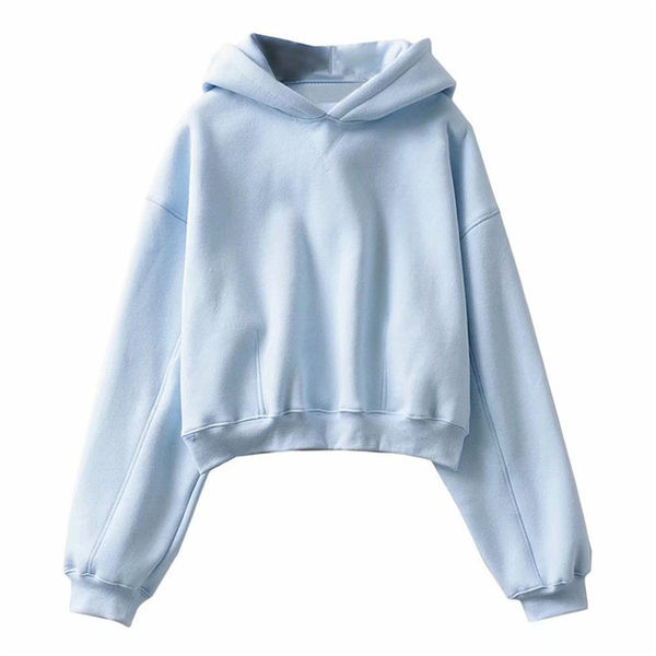 Hanorac de dama model simplu cu gluga