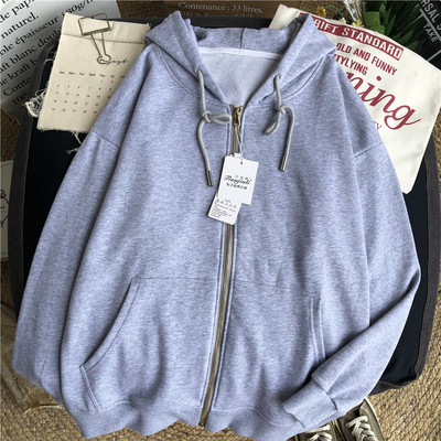 Γυναικείο καθημερινό φούτερ με κουκούλα και φερμουάρ