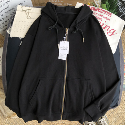 Γυναικείο καθημερινό φούτερ με κουκούλα και φερμουάρ