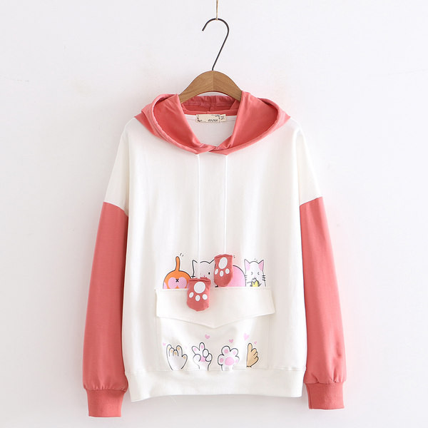 Hanorac de dama cu aplicare de culoare - mai multe modele