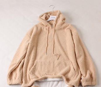 Hanorac polar calduros pentru femei cu gluga