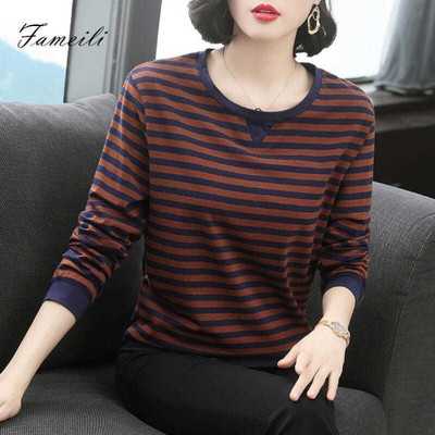 Pulover casual dama in dungi in mai multe culori
