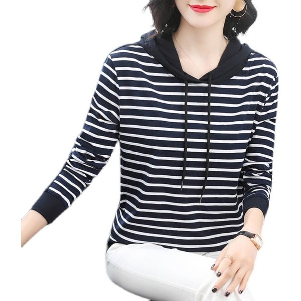 Alkalmi női csíkos pulóver több színben