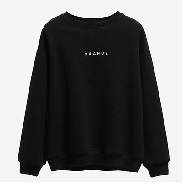 Női blúz felirattal és meleg béléssel