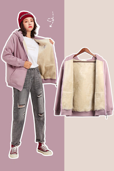 Hanorac de damă cu căptușeală în puf potrivit pentru femei