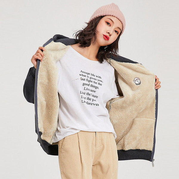 Hanorac de damă cu căptușeală în puf potrivit pentru femei