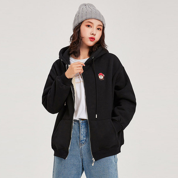 Hanorac de damă cu căptușeală în puf potrivit pentru femei