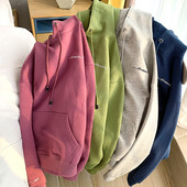 Γυναικείο αθλητικό φούτερ με κουκούλα και επιγραφή