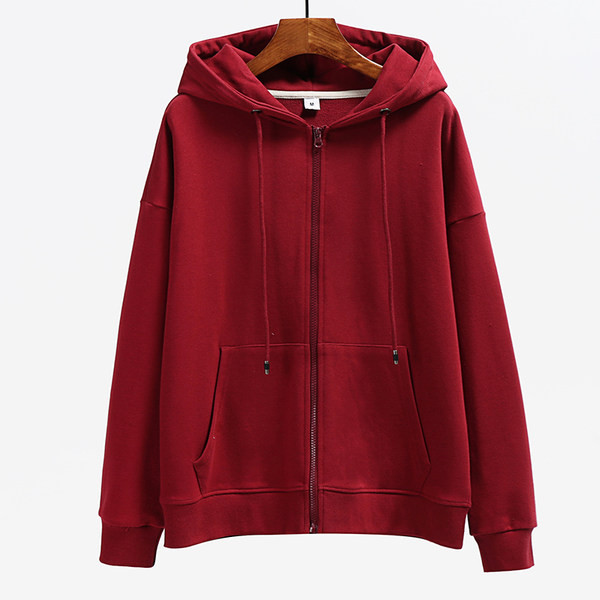 Γυναικείο φούτερ με κουκούλα και τσέπες σε πολλά χρώματα