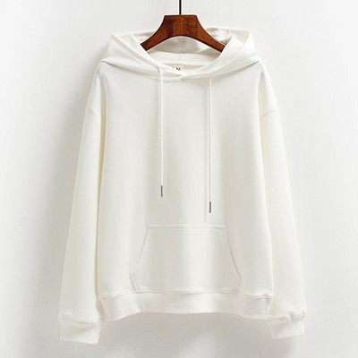 Γυναικείο φούτερ με  κορδόνια και κουκούλα - κλασικό μοντέλο