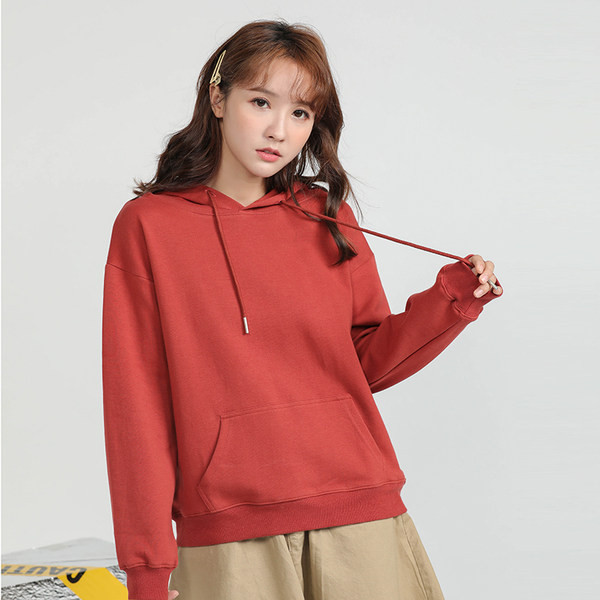 Γυναικείο φούτερ με  κορδόνια και κουκούλα - κλασικό μοντέλο